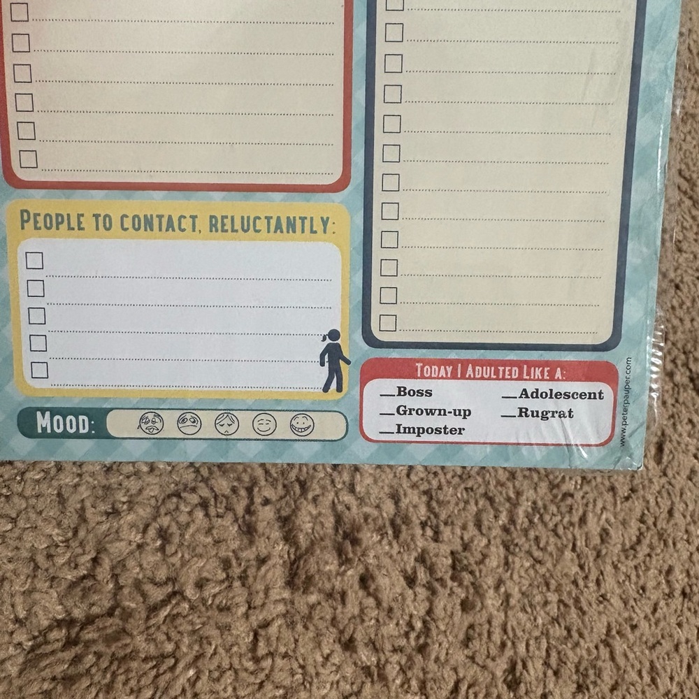 Adulting To-Do List Notepad - Picture 3 of 5